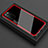 Coque Rebord Contour Silicone et Vitre Transparente Miroir Housse Etui pour Huawei Honor Play4 5G Rouge