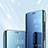 Coque Rebord Contour Silicone et Vitre Transparente Miroir Housse Etui pour Huawei Mate 20 Petit