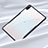 Coque Rebord Contour Silicone et Vitre Transparente Miroir Housse Etui pour Huawei MatePad 10.4 Noir
