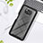 Coque Rebord Contour Silicone et Vitre Transparente Miroir Housse Etui pour Xiaomi Poco X3 NFC Noir Petit