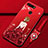 Coque Silicone Dos de Fille Souple Couleur Unie Etui Housse K01 pour Huawei Honor V20 Rouge