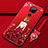 Coque Silicone Dos de Fille Souple Couleur Unie Etui Housse K01 pour Xiaomi Redmi Note 9 Petit