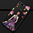 Coque Silicone Dos de Fille Souple Couleur Unie Etui Housse K02 pour Huawei Honor View 20 Violet et Noir