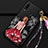 Coque Silicone Dos de Fille Souple Couleur Unie Etui Housse K02 pour Huawei P30 Lite Rouge et Noir