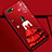 Coque Silicone Dos de Fille Souple Couleur Unie Etui Housse M04 pour Oppo RX17 Neo Rouge
