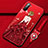 Coque Silicone Dos de Fille Souple Couleur Unie Etui Housse pour Huawei Mate 40 Lite 5G Rouge