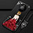 Coque Silicone Dos de Fille Souple Couleur Unie Etui Housse pour Huawei Mate 40 Pro+ Plus Rouge et Noir