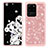 Coque Silicone et Plastique Housse Etui Protection Integrale 360 Degres Bling-Bling JX1 pour Samsung Galaxy S20 Ultra Or Rose
