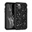 Coque Silicone et Plastique Housse Etui Protection Integrale 360 Degres Bling-Bling pour Apple iPhone 11 Pro Max Noir
