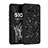 Coque Silicone et Plastique Housse Etui Protection Integrale 360 Degres Bling-Bling pour Samsung Galaxy S10 5G Noir