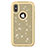 Coque Silicone et Plastique Housse Etui Protection Integrale 360 Degres Bling-Bling U01 pour Apple iPhone X Mixte
