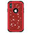 Coque Silicone et Plastique Housse Etui Protection Integrale 360 Degres Bling-Bling U01 pour Apple iPhone X Rouge