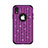 Coque Silicone et Plastique Housse Etui Protection Integrale 360 Degres Bling-Bling U01 pour Apple iPhone XR Violet