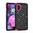 Coque Silicone et Plastique Housse Etui Protection Integrale 360 Degres Bling-Bling U01 pour Samsung Galaxy Note 10 Plus Rose Rouge
