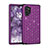 Coque Silicone et Plastique Housse Etui Protection Integrale 360 Degres Bling-Bling U01 pour Samsung Galaxy Note 10 Plus Violet