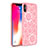 Coque Silicone Fleurs 3D Souple Couleur Unie pour Apple iPhone Xs Max Rose