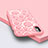 Coque Silicone Fleurs 3D Souple Couleur Unie pour Apple iPhone Xs Max Rose Petit