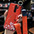 Coque Silicone Fleurs Souple Couleur Unie Etui Housse K01 pour Xiaomi Redmi Note 8 Pro Rouge