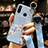 Coque Silicone Fleurs Souple Couleur Unie Etui Housse K02 pour Huawei Honor 20 Lite Bleu Ciel