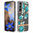 Coque Silicone Fleurs Souple Couleur Unie Etui Housse pour Samsung Galaxy S23 5G Cyan