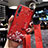 Coque Silicone Fleurs Souple Couleur Unie Etui Housse pour Xiaomi Mi 10 Pro Rouge