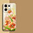 Coque Silicone Fleurs Souple Couleur Unie Etui Housse pour Xiaomi Redmi Note 13 Pro 5G Jaune