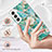 Coque Silicone Fleurs Souple Couleur Unie Etui Housse S01 pour Samsung Galaxy S22 Plus 5G Petit