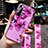 Coque Silicone Fleurs Souple Couleur Unie Etui Housse S01 pour Xiaomi Mi 10 Ultra Violet Clair Petit
