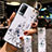 Coque Silicone Fleurs Souple Couleur Unie Etui Housse S02 pour Vivo X60 5G Blanc