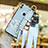 Coque Silicone Fleurs Souple Couleur Unie S01 pour Huawei Honor 8X Bleu Ciel Petit