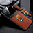 Coque Silicone Gel Motif Cuir Housse Etui avec Magnetique FL1 pour OnePlus Nord N200 5G Petit