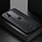 Coque Silicone Gel Motif Cuir Housse Etui avec Magnetique FL1 pour Samsung Galaxy A51 4G Noir