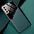 Coque Silicone Gel Motif Cuir Housse Etui avec Magnetique M01 pour Samsung Galaxy S22 Plus 5G Vert