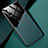 Coque Silicone Gel Motif Cuir Housse Etui avec Magnetique pour Samsung Galaxy A51 4G Vert Petit