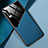 Coque Silicone Gel Motif Cuir Housse Etui avec Magnetique pour Samsung Galaxy A70 Bleu