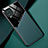 Coque Silicone Gel Motif Cuir Housse Etui avec Magnetique pour Samsung Galaxy M62 4G Vert