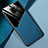 Coque Silicone Gel Motif Cuir Housse Etui avec Magnetique pour Xiaomi Poco M2 Pro Bleu