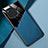 Coque Silicone Gel Motif Cuir Housse Etui avec Magnetique S01 pour Xiaomi Mi 11 Pro 5G Bleu