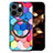 Coque Silicone Gel Motif Cuir Housse Etui avec Magnetique S01D pour Apple iPhone 14 Pro Colorful