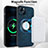 Coque Silicone Gel Motif Cuir Housse Etui avec Magnetique S14D pour Apple iPhone 15 Plus Petit
