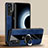 Coque Silicone Gel Motif Cuir Housse Etui avec Support Bague Anneau Aimante Magnetique PB1 pour Xiaomi Mi 12T Pro 5G Petit