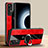 Coque Silicone Gel Motif Cuir Housse Etui avec Support Bague Anneau Aimante Magnetique PB1 pour Xiaomi Mi 12T Pro 5G Petit