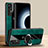 Coque Silicone Gel Motif Cuir Housse Etui avec Support Bague Anneau Aimante Magnetique PB1 pour Xiaomi Mi 12T Pro 5G Petit