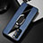 Coque Silicone Gel Motif Cuir Housse Etui avec Support Bague Anneau Aimante Magnetique pour Oppo Reno5 5G Petit