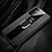 Coque Silicone Gel Motif Cuir Housse Etui avec Support Bague Anneau Aimante Magnetique pour Oppo Reno5 5G Petit