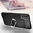 Coque Silicone Gel Motif Cuir Housse Etui avec Support Bague Anneau Aimante Magnetique T02 pour Huawei Honor 30 Lite 5G Petit