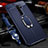 Coque Silicone Gel Motif Cuir Housse Etui avec Support Bague Anneau Aimante Magnetique T03 pour Xiaomi Redmi Note 8 Pro Petit
