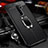 Coque Silicone Gel Motif Cuir Housse Etui avec Support Bague Anneau Aimante Magnetique T03 pour Xiaomi Redmi Note 8 Pro Petit