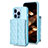 Coque Silicone Gel Motif Cuir Housse Etui BF3 pour Apple iPhone 15 Pro Max Petit