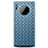 Coque Silicone Gel Motif Cuir Housse Etui D01 pour Huawei Mate 30 5G Bleu Ciel